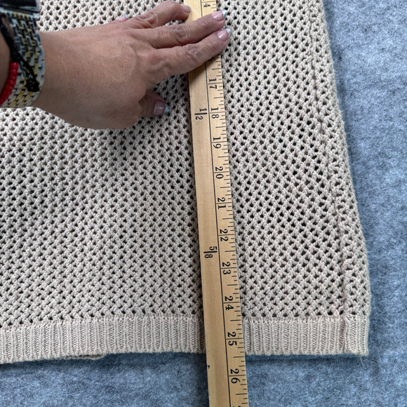 Jantzen Classics VTG Medium Hand Knit Embroidered Cottage Core Sweater Vest‎ - Picture 4 of 6